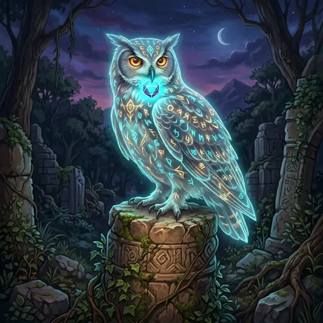 Aethelgard the Spectral Owl